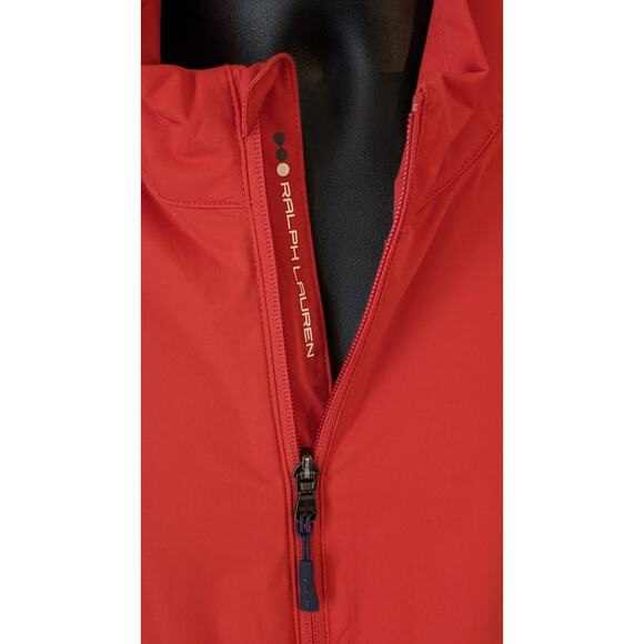 RLX Ralph Lauren Mens Large Red Orange 1/4 Zip Golf Pullover Performance Top - Picture 5 of 15